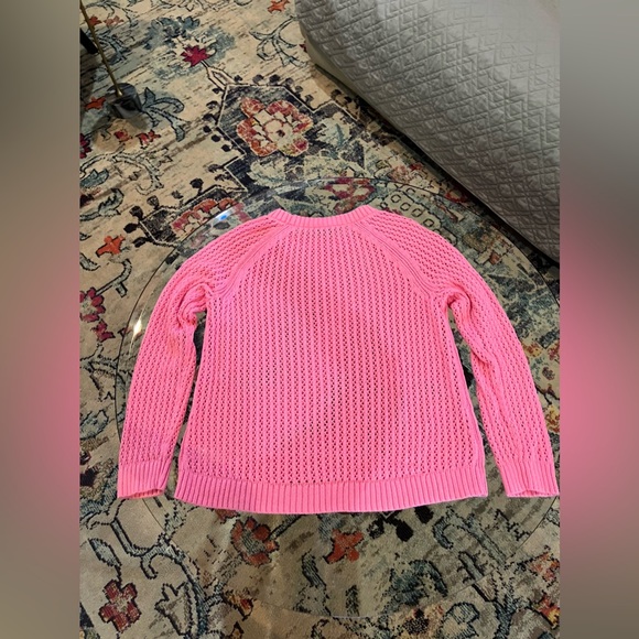 TALBOTS OPEN KNIT COTTON SWEATER SZ XL - Picture 6 of 8